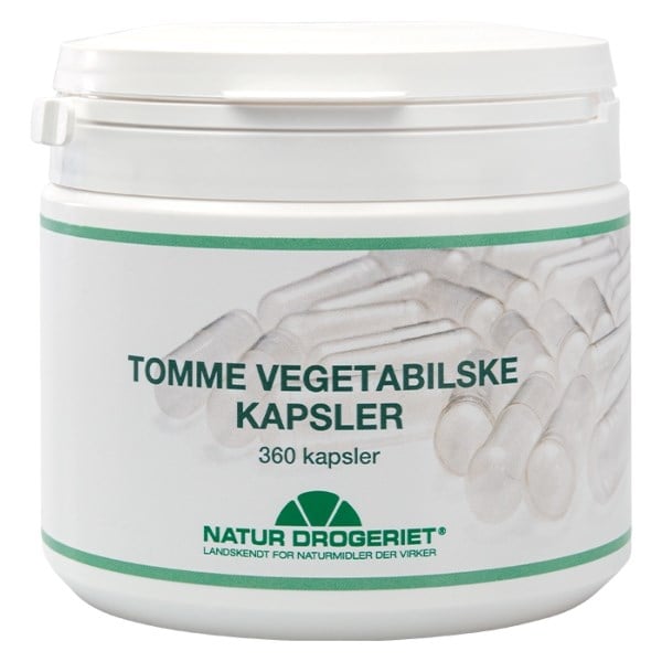 Natur Drogeriet tomme vegetabilske kapsler