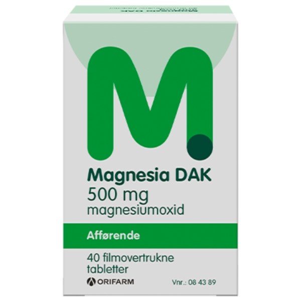 Magnesia tabletter Magnesia tabletter