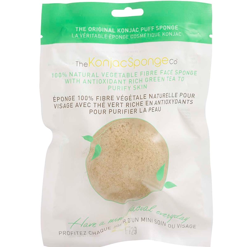 Konjac Sponge face green tea
