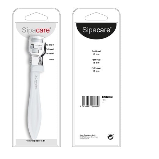 Sipacare hudhøvl 15 cm