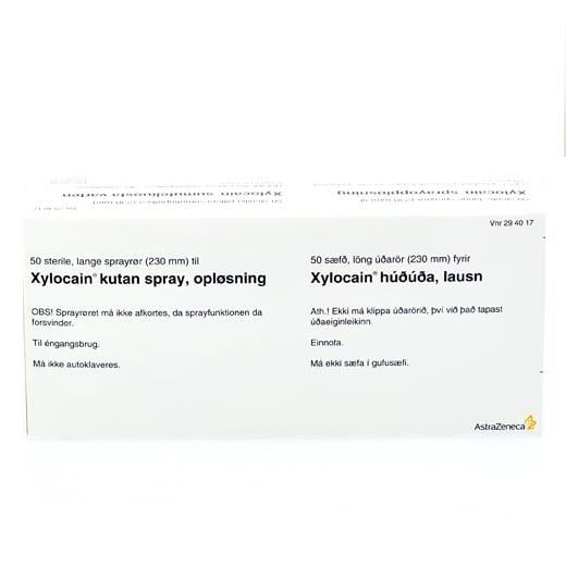 Xylocain sprayrør