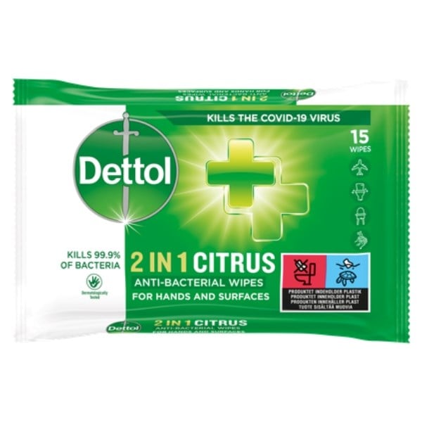 Dettol 2i1 wipes