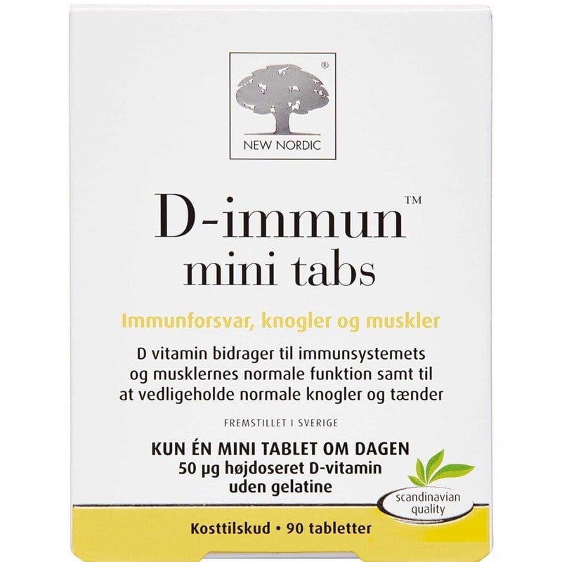 New Nordic d-immun mini tabs