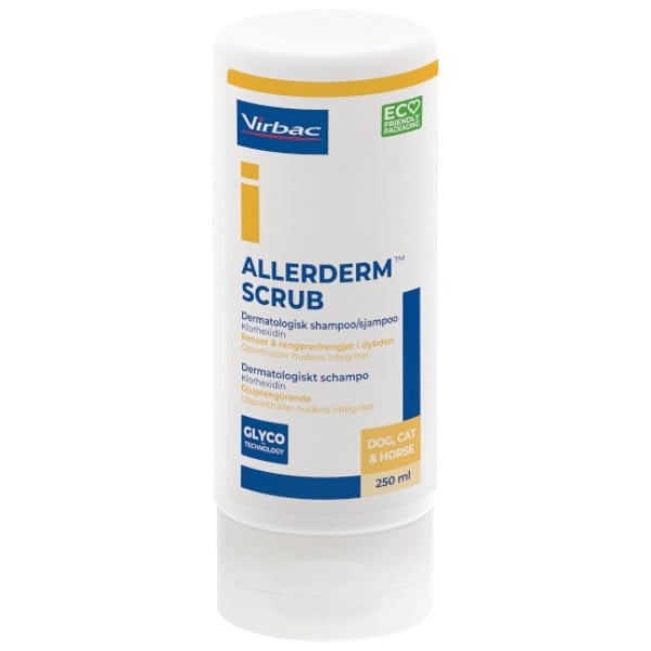 Virbac allerderm scrub shampoo