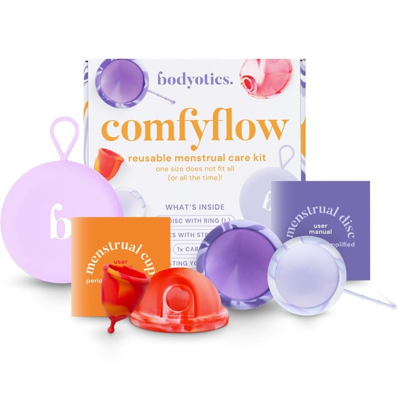 Bodyotics comfyflow menstruationsdisk & kop sæt