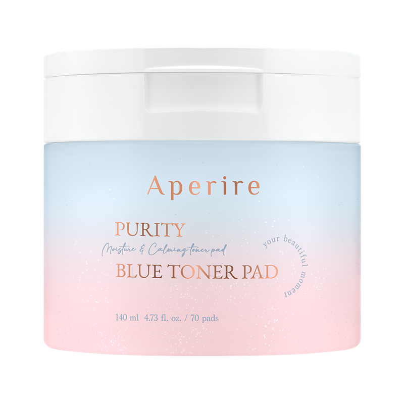 Aperire purity blue toner pad - 70 stk. - Skånsomme eksfolierende toner pads