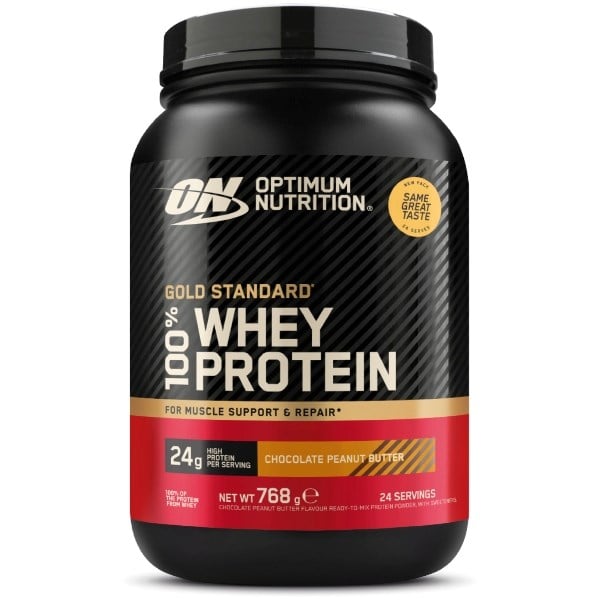 Optimum Nutrition gold standard 100% whey protein chocolate peanut butter