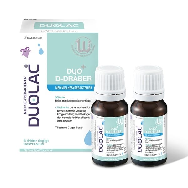 Duolac duo+ D-dråber