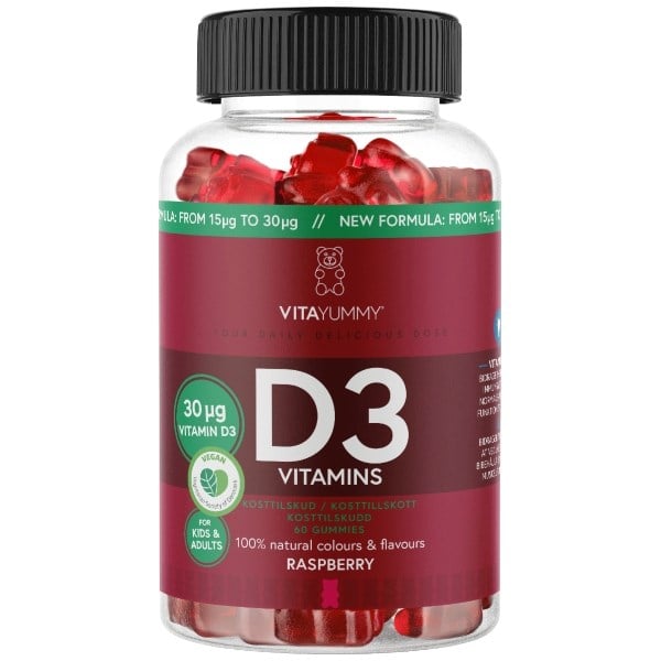 VitaYummy D3 vitamins raspberry