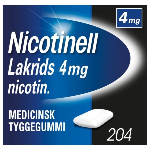 Nicotinell tyggegummi lakrids