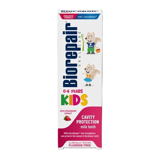 Biorepair kids tandpasta strawberry Biorepair kids tandpasta strawberry