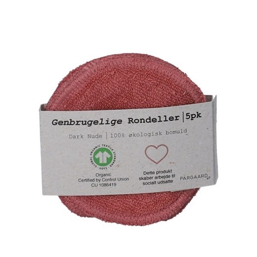 Pargaard genbrugelige rondeller dark nude Pargaard genbrugelige rondeller dark nude
