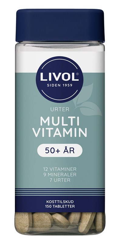 Livol multivitamin 50+ med urter