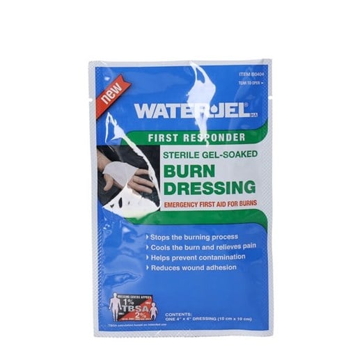 Waterjel burn dressing