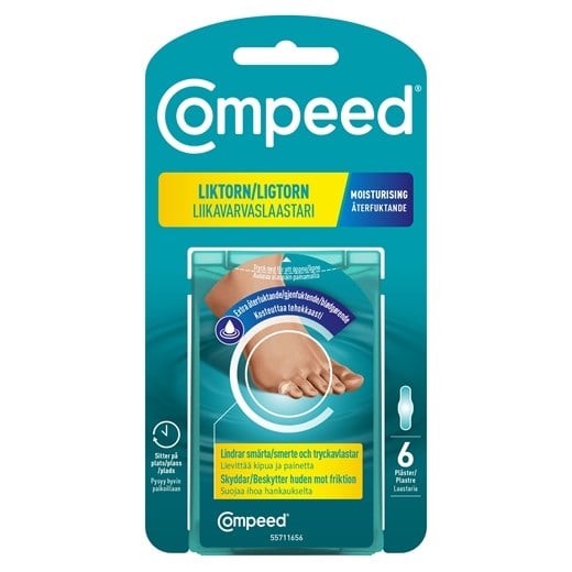 Compeed ligtorn blødgørende plaster