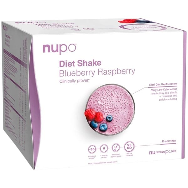Nupo Diet shake blueberry raspberry