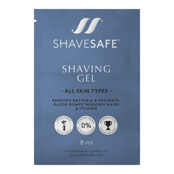 Shavesafe shaving gel travel