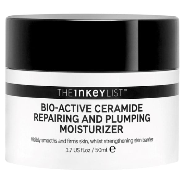 The Inkey List bio-active ceramide repairing and plumping moisturizer