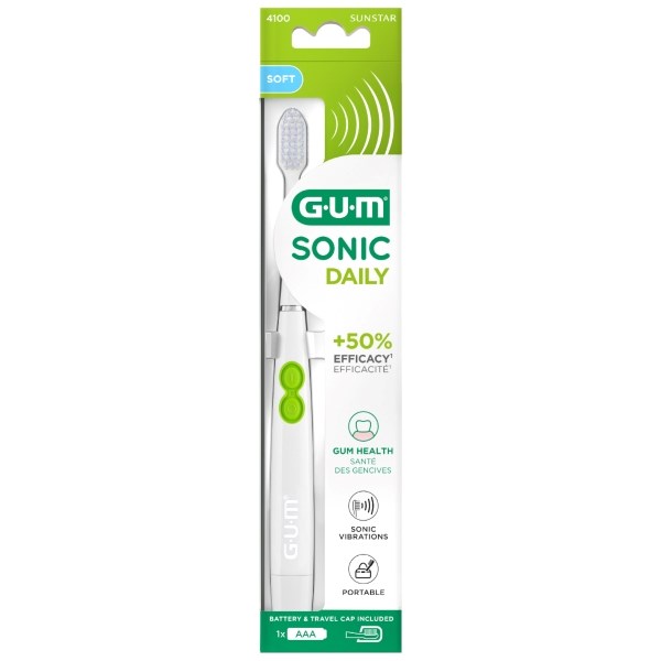 GUM Sonic daily hvid