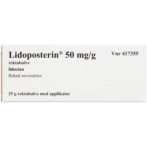 Lidoposterin rektalsalve Lidoposterin rektalsalve