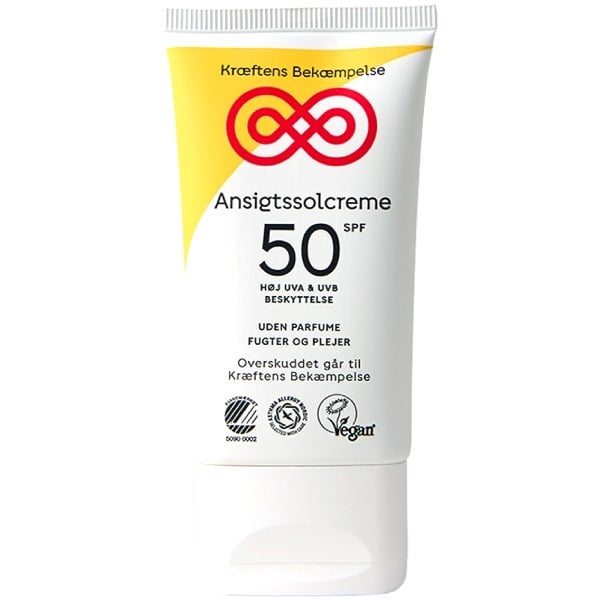 Kræftens Bekæmpelse ansigtssolcreme SPF50 Kræftens Bekæmpelse ansigtssolcreme SPF50