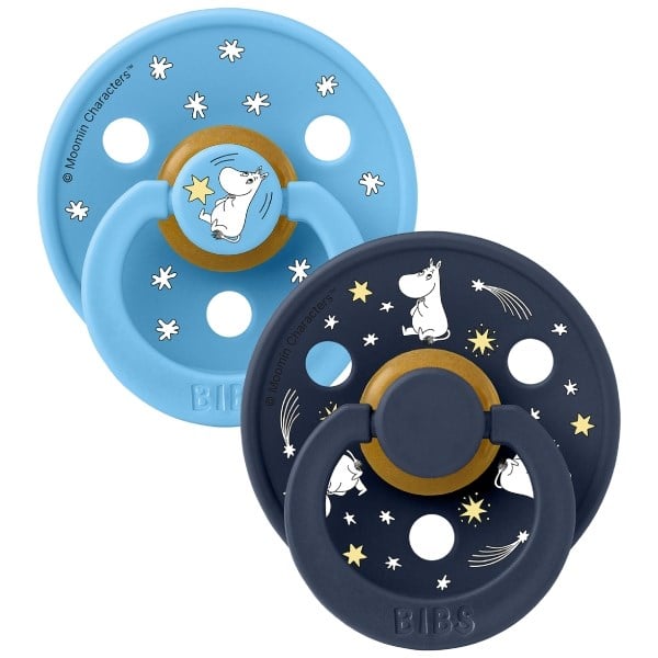 BIBS x Moomin Colour size 2 goodnight breeze/deep space mix