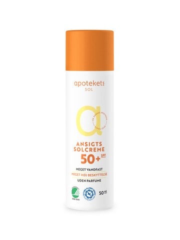 Apotekets solcreme ansigt spf 50+