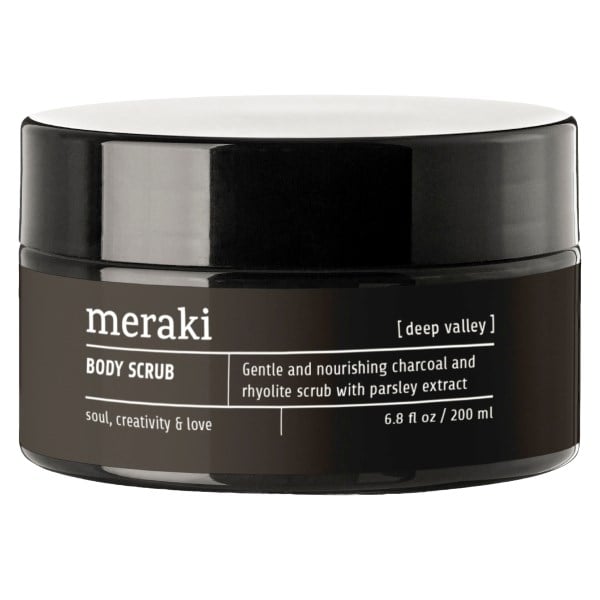 Meraki deep valley body scrub