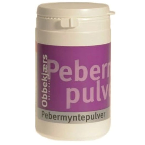 Obbekjærs pebermynte pulver