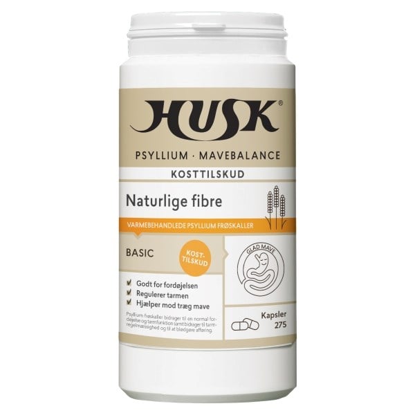 HUSK psyllium mavebalance kapsler