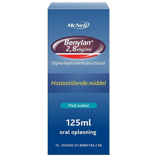 Benylan hostestillende blå