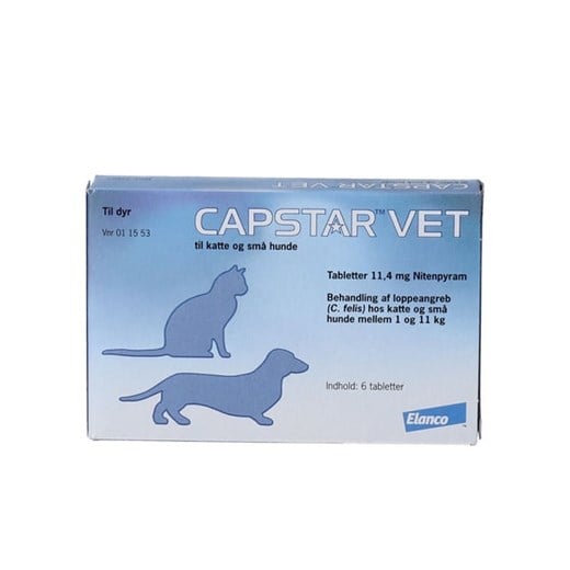 Capstar vet til katte og hunde 1-11 kg