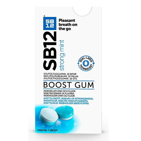 SB12 boost tyggegummi strong mint