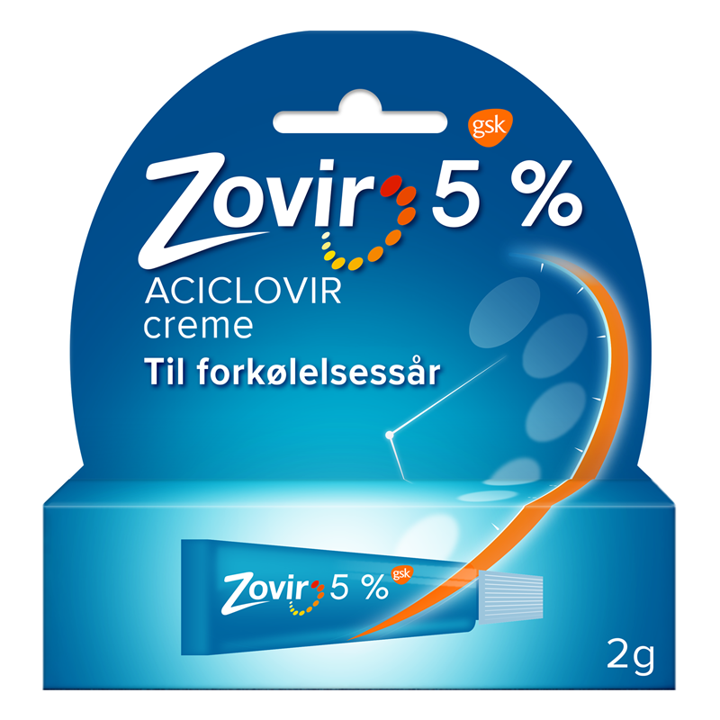 Zovir forkølelsessår creme (tube) Zovir forkølelsessår creme (tube)