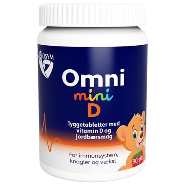 Biosym Omni mini D tyggetabletter