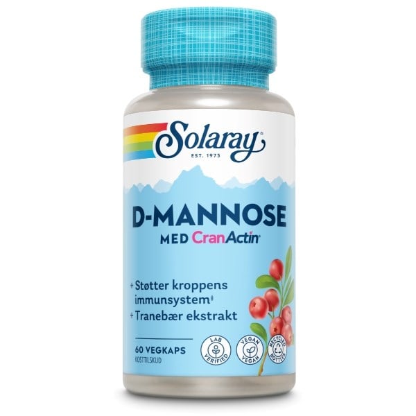 Solaray d-mannose med cranactin