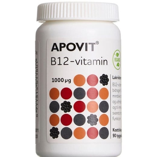 Apovit B12-vitamin 1000 µg lakrids