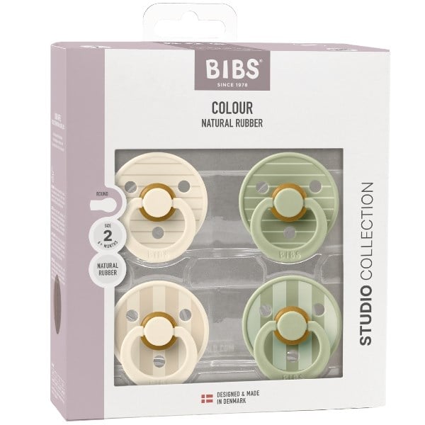 BIBS Studio Colour size 2 pin ivory vanilla/sage