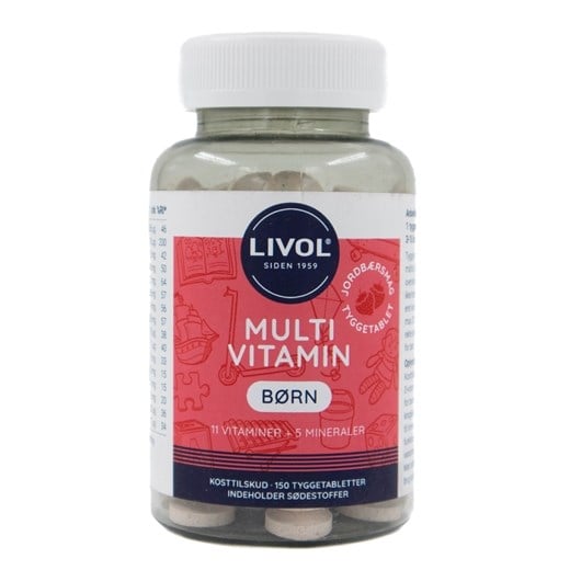 Livol multivitamin børn jordbær