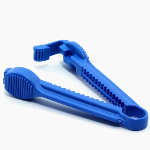 Kateter klemme plast blå
