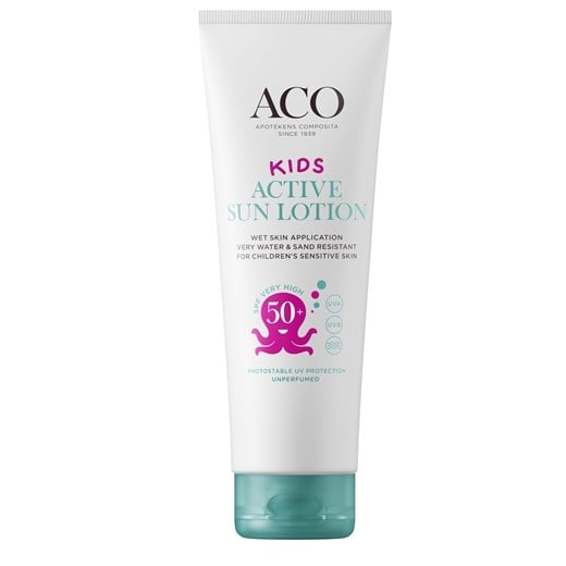 ACO Sun kids active sun lotion SPF50+