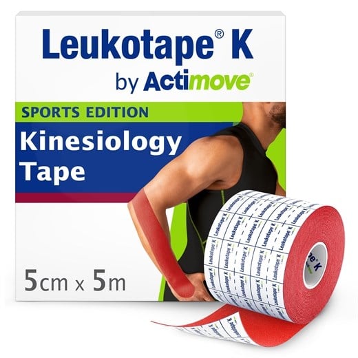 Actimove Leukotape K Kinesiology Tape rød