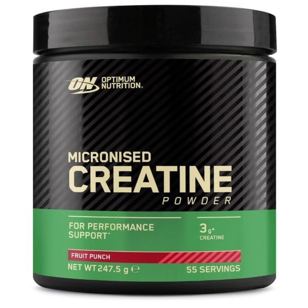 Optimum Nutrition micronised creatine powder fruit punch