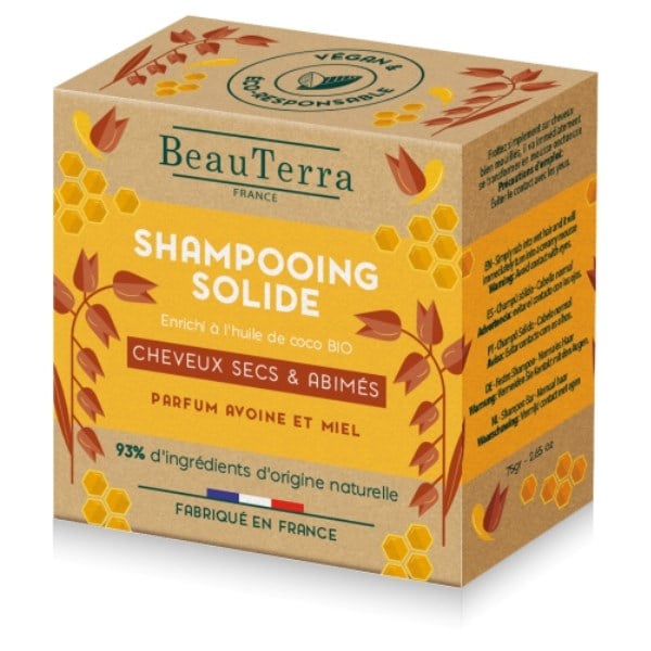 BeauTerra shampoo bar tørt hår