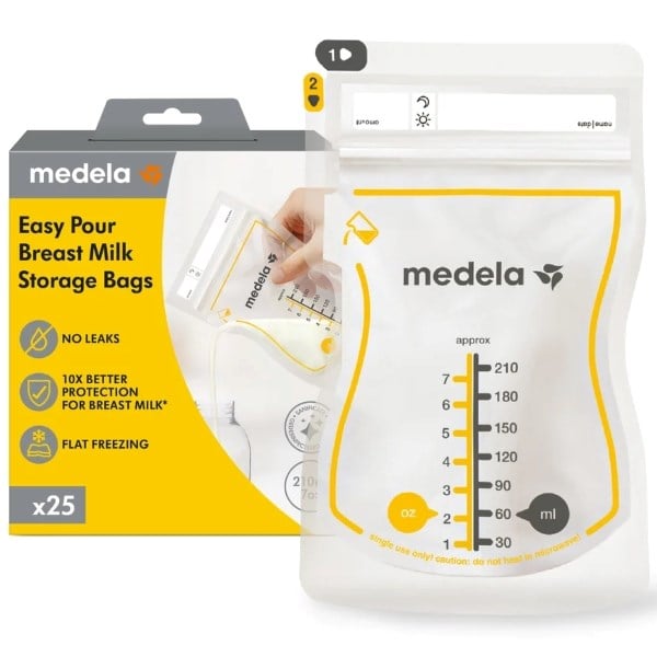 Medela easy-pour brystmælk-opbevaringsposer