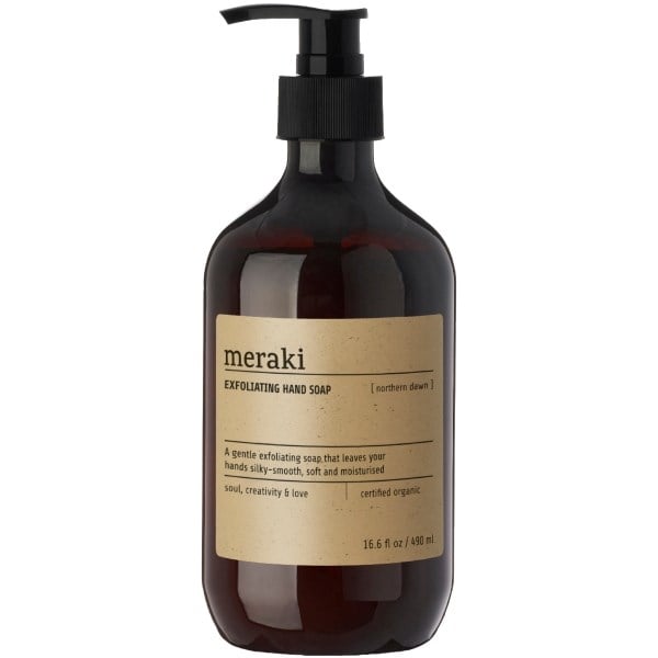 Meraki northern dawn exfoliating hand soap