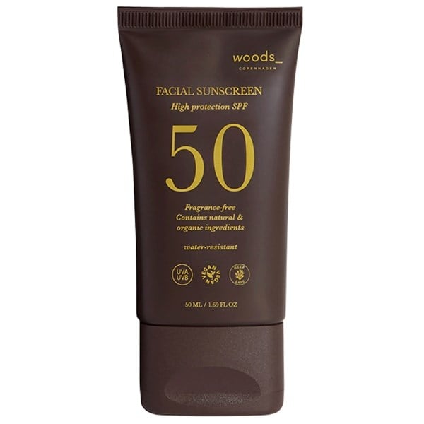 Woods Copenhagen facial sunscreen spf50