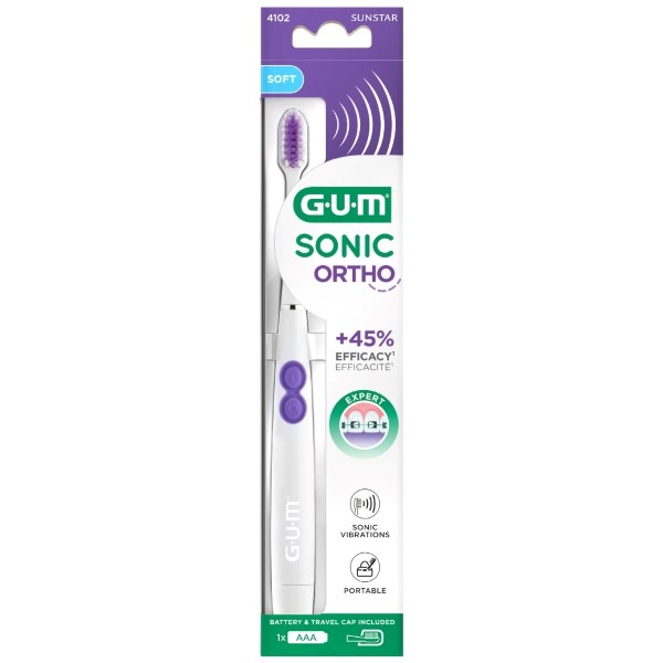 GUM Sonic Ortho tandbørste GUM Sonic Ortho tandbørste