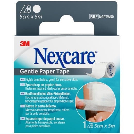 3M Nexcare gentle paper tape hvid