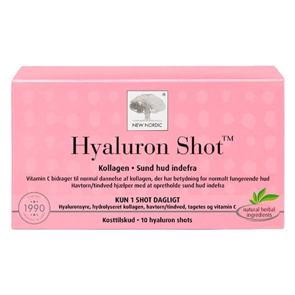 New Nordic skin care hyaluron shot